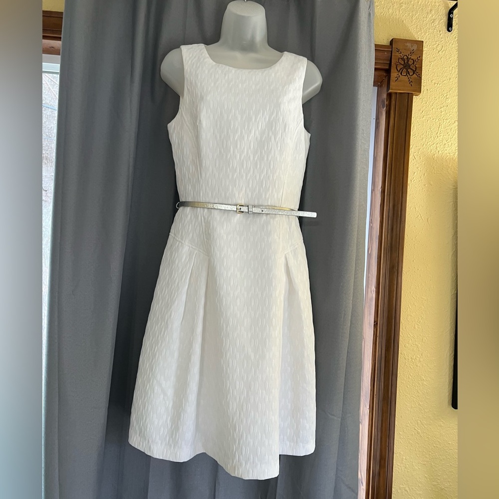 White House Black Market White Dress